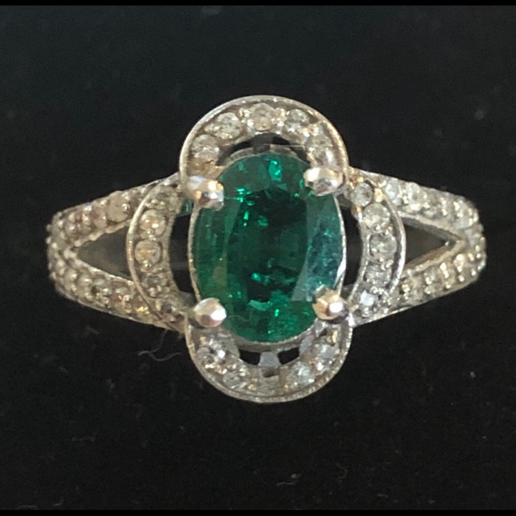 ⛔️Sold⛔️14k white gold ring - Picture 2 of 8